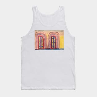 Church Windows Coloured Glass Tank Top